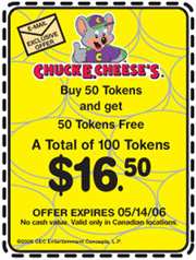  - Chuck E Cheese